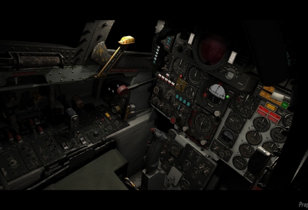 Ночной интерьер самолетов