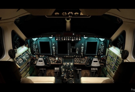 Ночной интерьер самолетов