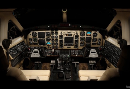 Ночной интерьер самолетов